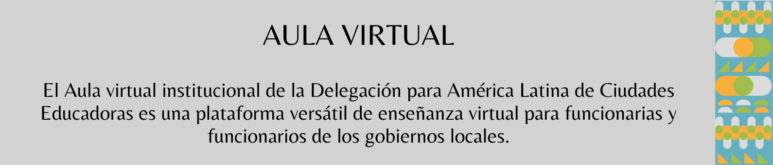 Aula Virtual describe el aula