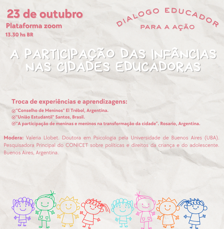 Dialogo infancias. Cel en PT