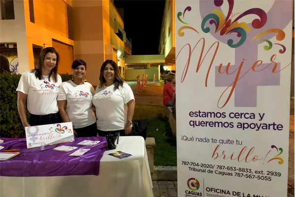 Caguas campaña de concienciación sobre la violencia contra la mujer 