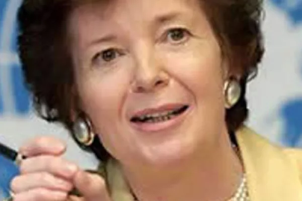 La expresidenta de Irlanda, figura central del congreso de Ciudades Educadoras en 2014.