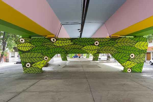 Rosario Puentes, arte público de acá hasta allá