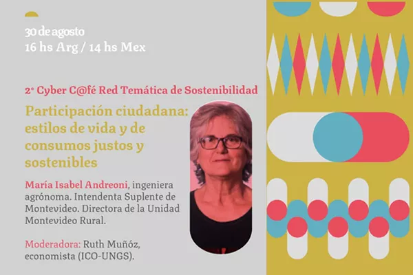 2° Cyber C@fé de la Red de Sostenibilidad: “Participación ciudadana: estilos de vida y de consumo justos y sostenibles”