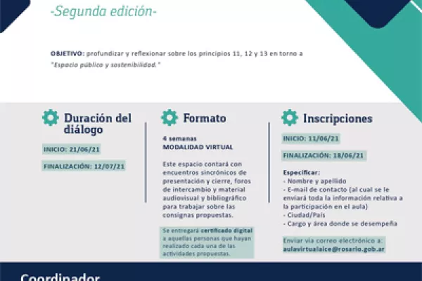 Aula Virtual La Carta como hoja de ruta para la construcción de la Ciudad Educadora - Segunda edición