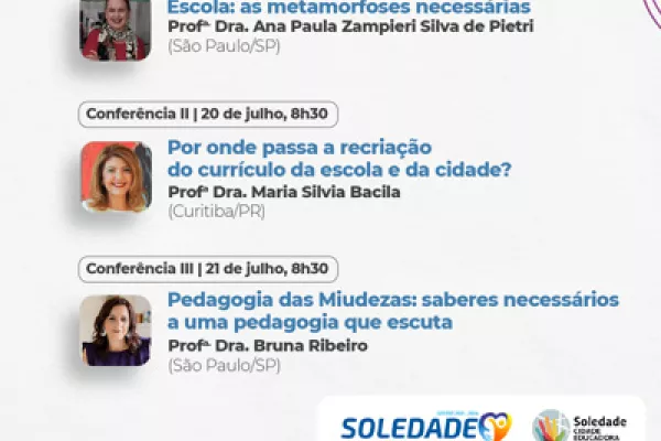 IV Fórum Regional de Educação e I Fórum Nacional de Educação de Soledade