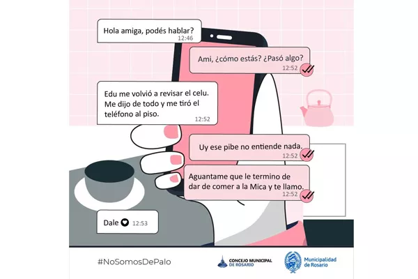 Rosario campaña no somos de palo