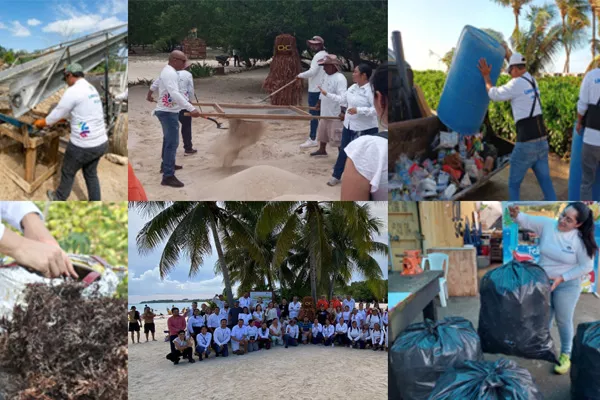 Transformando una problemática en una oportunidad Solidaridad y su gestión sostenible del sargazo