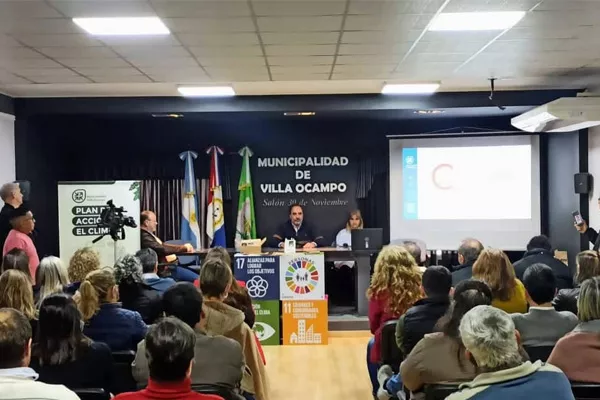 Villa Ocampo el municipio presentó el Plan de Acción por el Clima