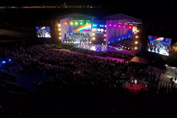 Escenario Principal celebración 300 años Montevideo 